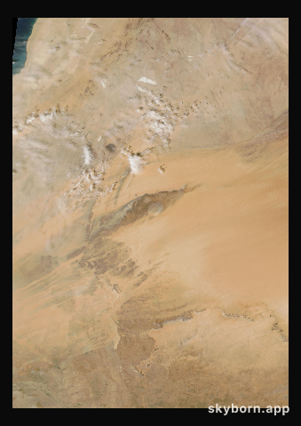 The Earth on 14 November 2003 · Eye of the Sahara, Mauritania