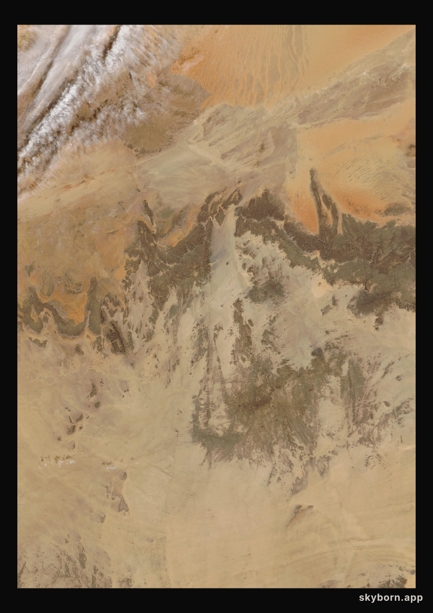 The Earth on 16 November 2003 · Sahara, Algeria