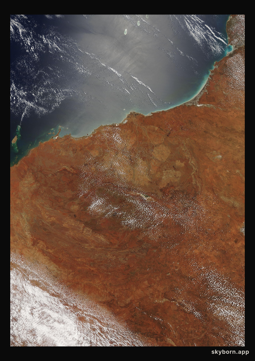 The Earth on 18 November 2003 · Pilbara, Western Australia