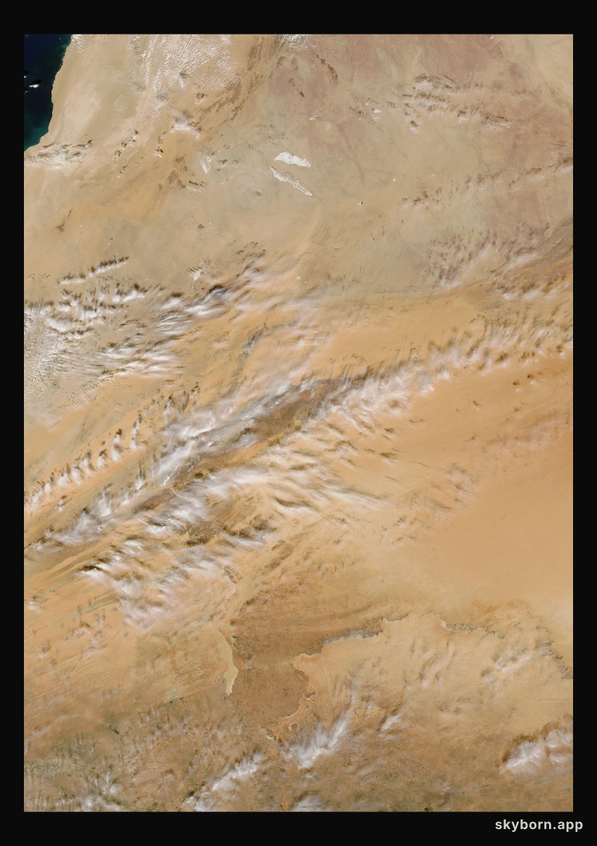 The Earth on 19 November 2003 · Eye of the Sahara, Mauritania