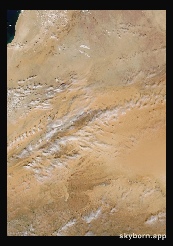 The Earth on 19 November 2003 · Eye of the Sahara, Mauritania