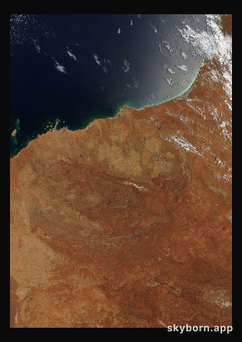 The Earth on 20 November 2003 · Pilbara, Western Australia
