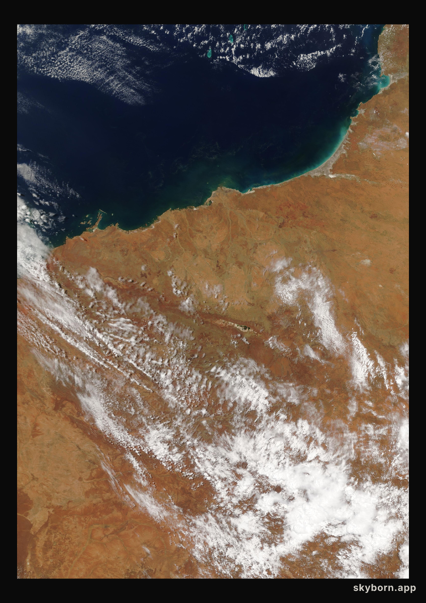 The Earth on 24 November 2003 · Pilbara, Western Australia