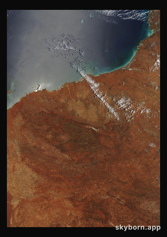 The Earth on 25 November 2003 · Pilbara, Western Australia