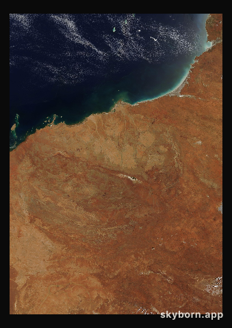 The Earth on 29 November 2003 · Pilbara, Western Australia