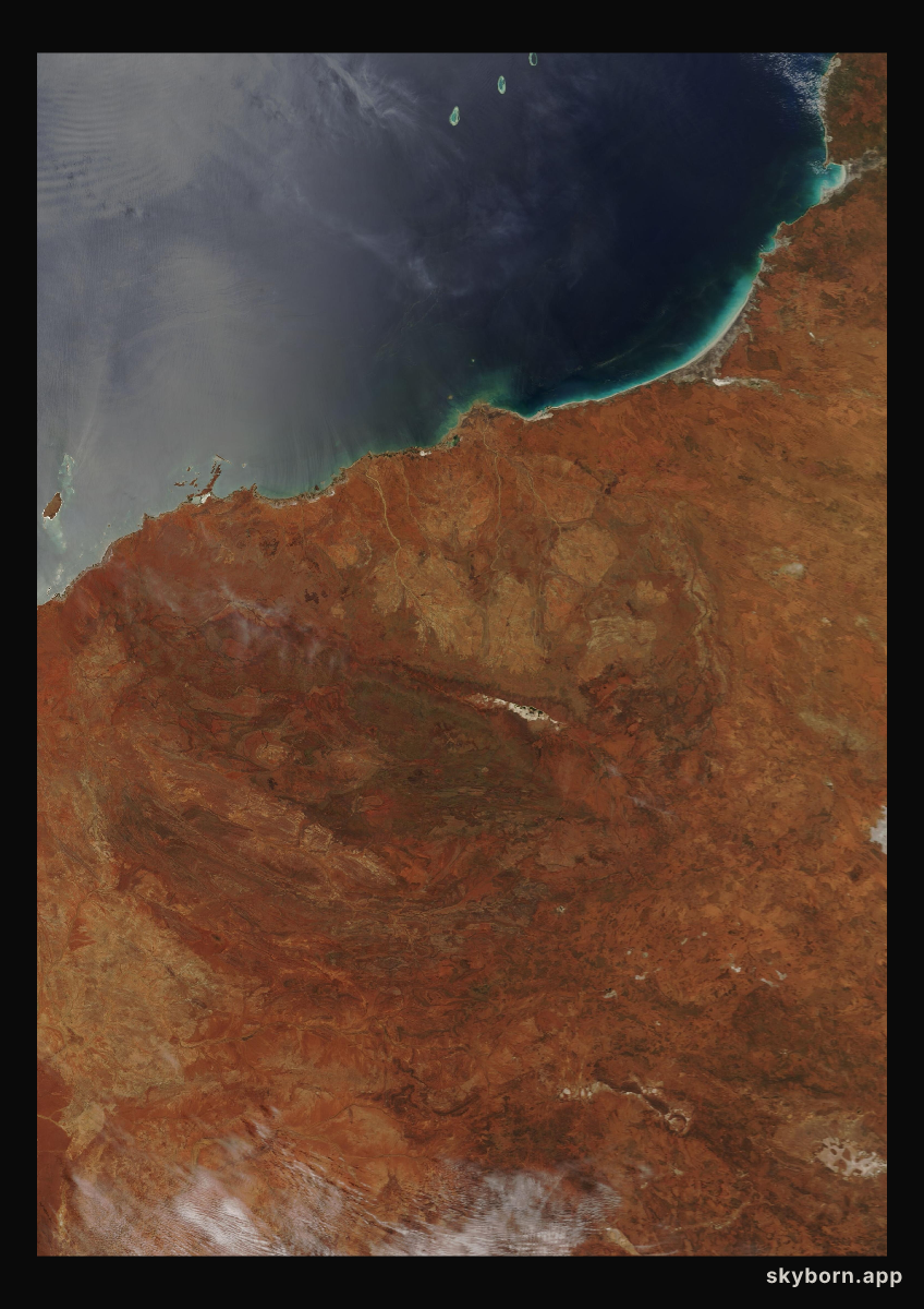 The Earth on 2 December 2003 · Pilbara, Western Australia