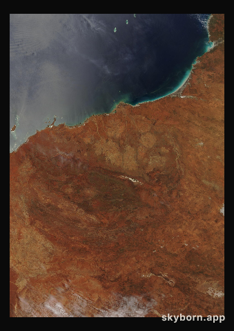 The Earth on 2 December 2003 · Pilbara, Western Australia