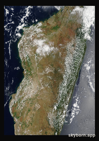 The Earth on 8 December 2003 · Madagascar