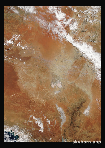 The Earth on 11 December 2003 · Lake Eyre, Australia
