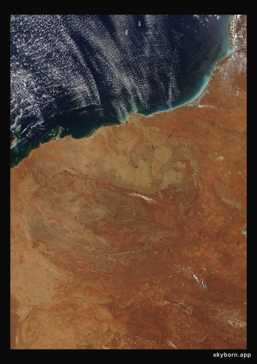 The Earth on 15 December 2003 · Pilbara, Western Australia