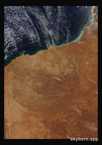 The Earth on 15 December 2003 · Pilbara, Western Australia