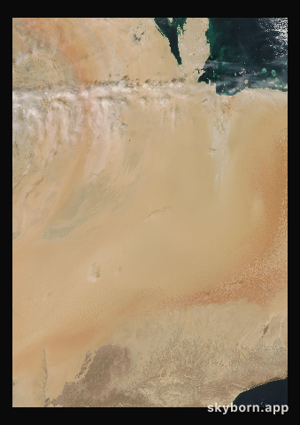 The Earth on 17 December 2003 · Empty Quarter, Arabia