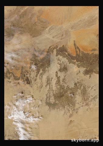 The Earth on 21 December 2003 · Sahara, Algeria