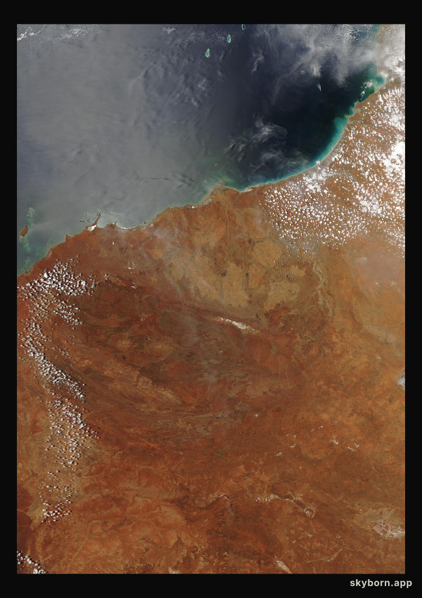 The Earth on 23 December 2003 · Pilbara, Western Australia