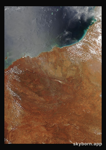 The Earth on 23 December 2003 · Pilbara, Western Australia