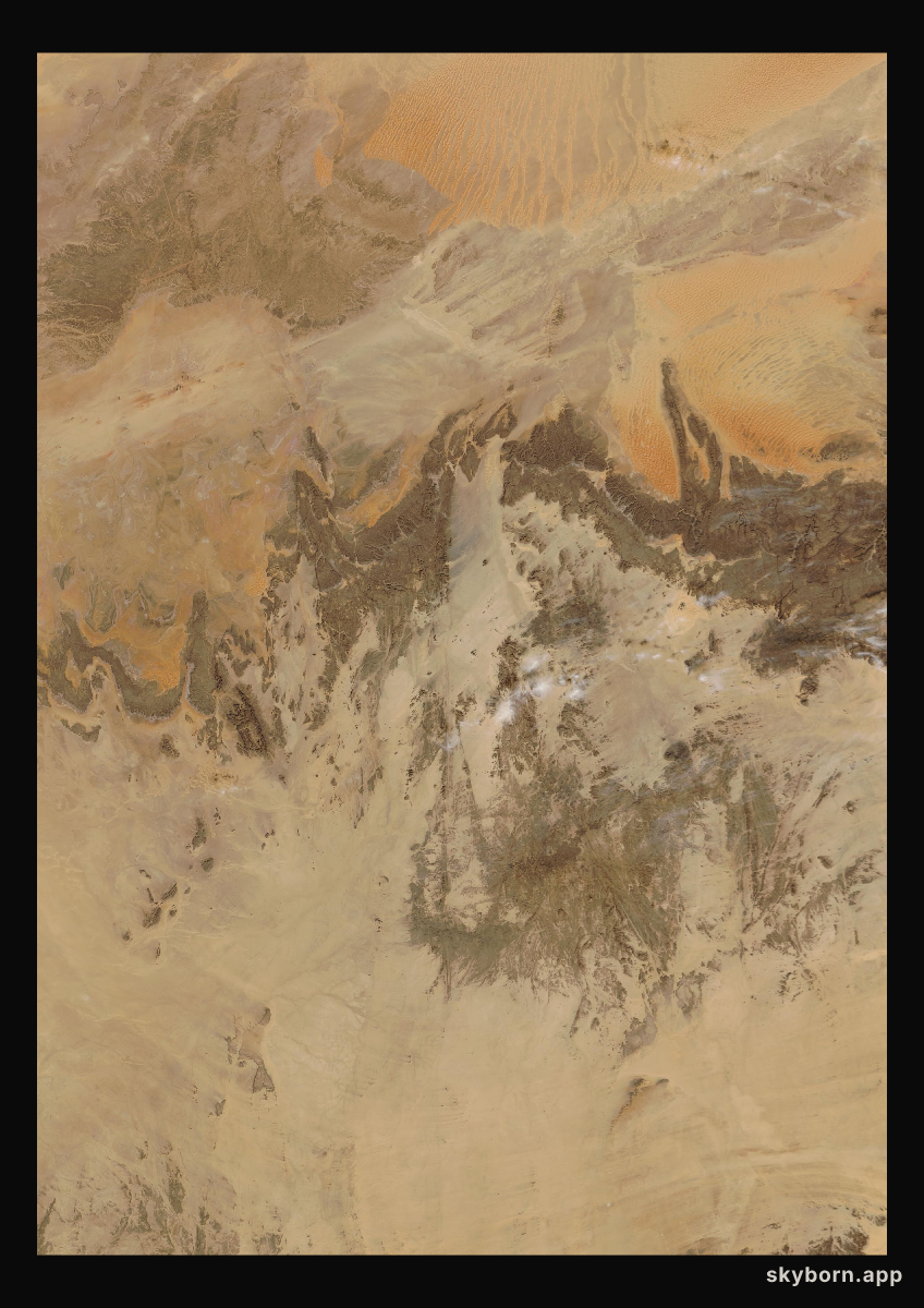 The Earth on 27 December 2003 · Sahara, Algeria
