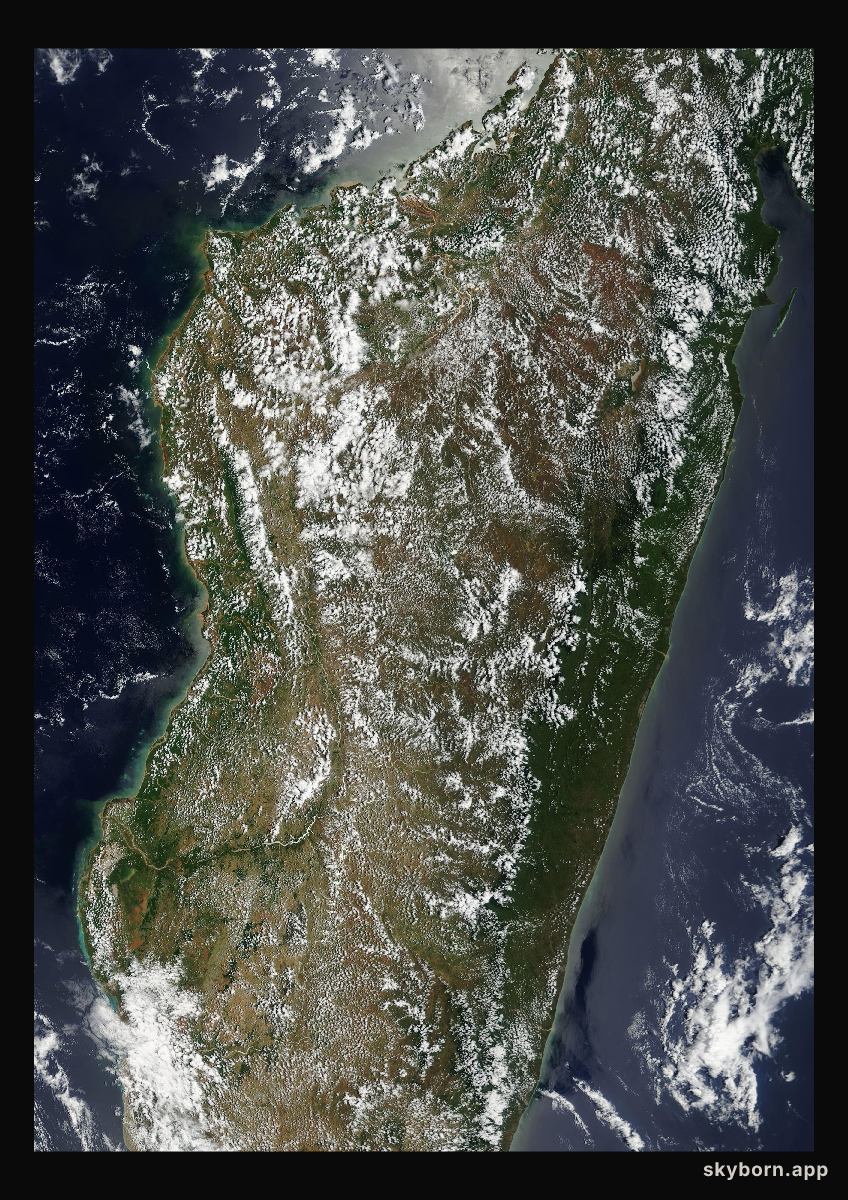 The Earth on 29 December 2003 · Madagascar