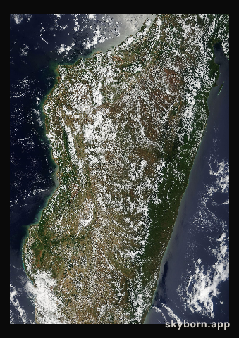 The Earth on 29 December 2003 · Madagascar
