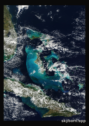 The Earth on 3 January 2004 · Bahamas