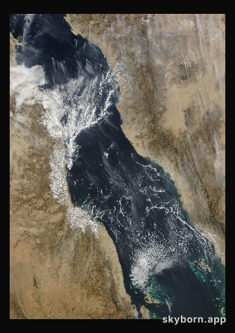 The Earth on 4 January 2004 · Red Sea