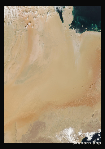 The Earth on 7 January 2004 · Empty Quarter, Arabia