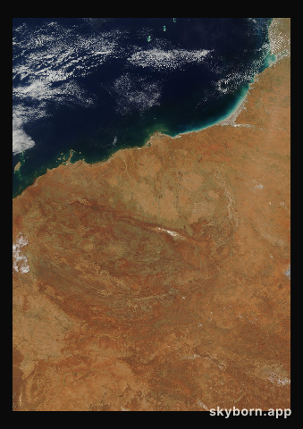 The Earth on 11 January 2004 · Pilbara, Western Australia