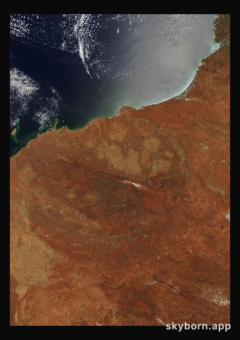 The Earth on 14 January 2004 · Pilbara, Western Australia