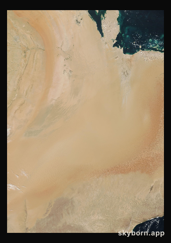 The Earth on 16 January 2004 · Empty Quarter, Arabia
