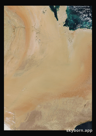 The Earth on 21 January 2004 · Empty Quarter, Arabia