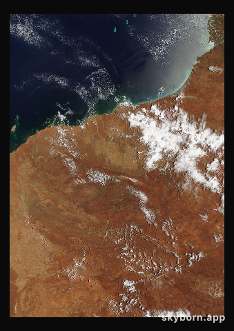 The Earth on 23 January 2004 · Pilbara, Western Australia