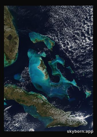 The Earth on 24 January 2004 · Bahamas