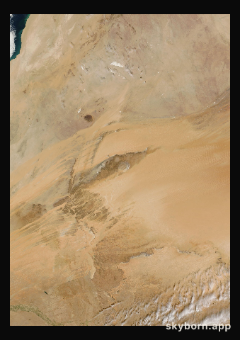 The Earth on 31 January 2004 · Eye of the Sahara, Mauritania