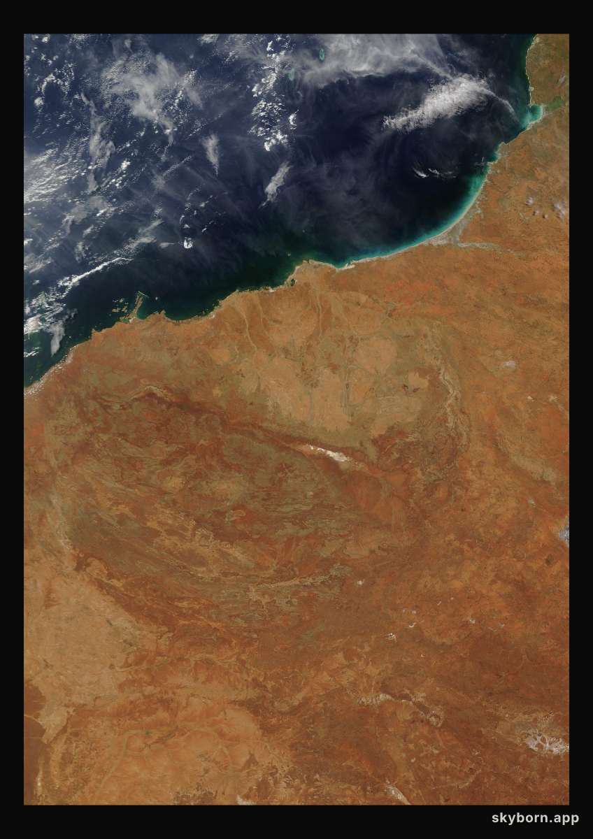 The Earth on 3 February 2004 · Pilbara, Western Australia