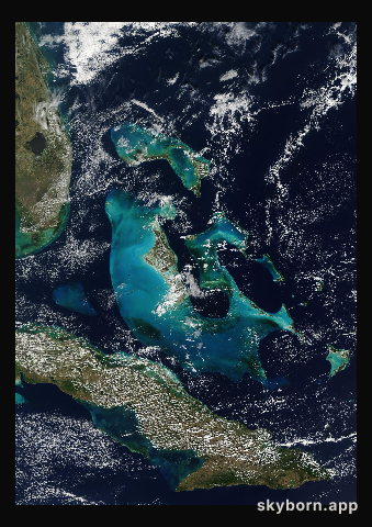 The Earth on 4 February 2004 · Bahamas
