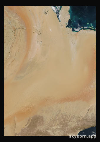 The Earth on 11 February 2004 · Empty Quarter, Arabia