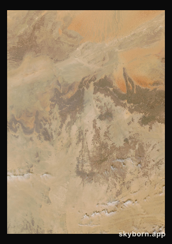 The Earth on 12 February 2004 · Sahara, Algeria