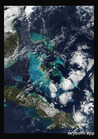 The Earth on 14 February 2004 · Bahamas