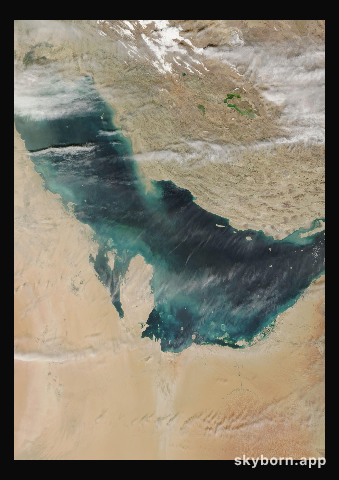 The Earth on 17 February 2004 · Persian Gulf