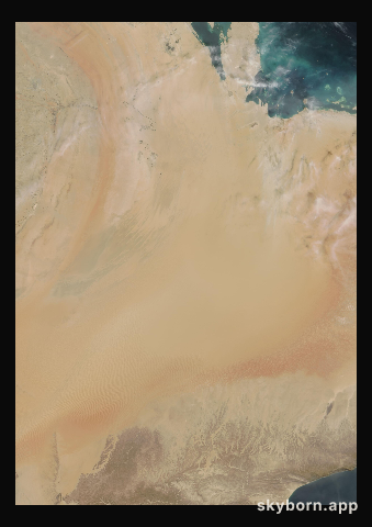 The Earth on 18 February 2004 · Empty Quarter, Arabia