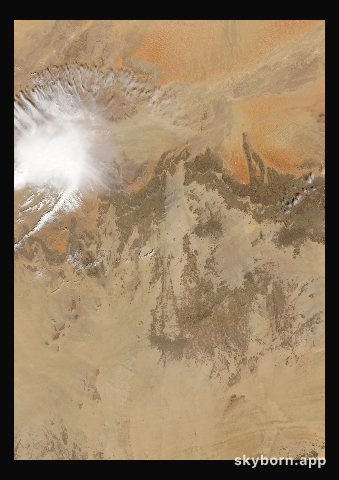 The Earth on 24 February 2004 · Sahara, Algeria