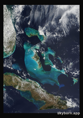 The Earth on 5 March 2004 · Bahamas