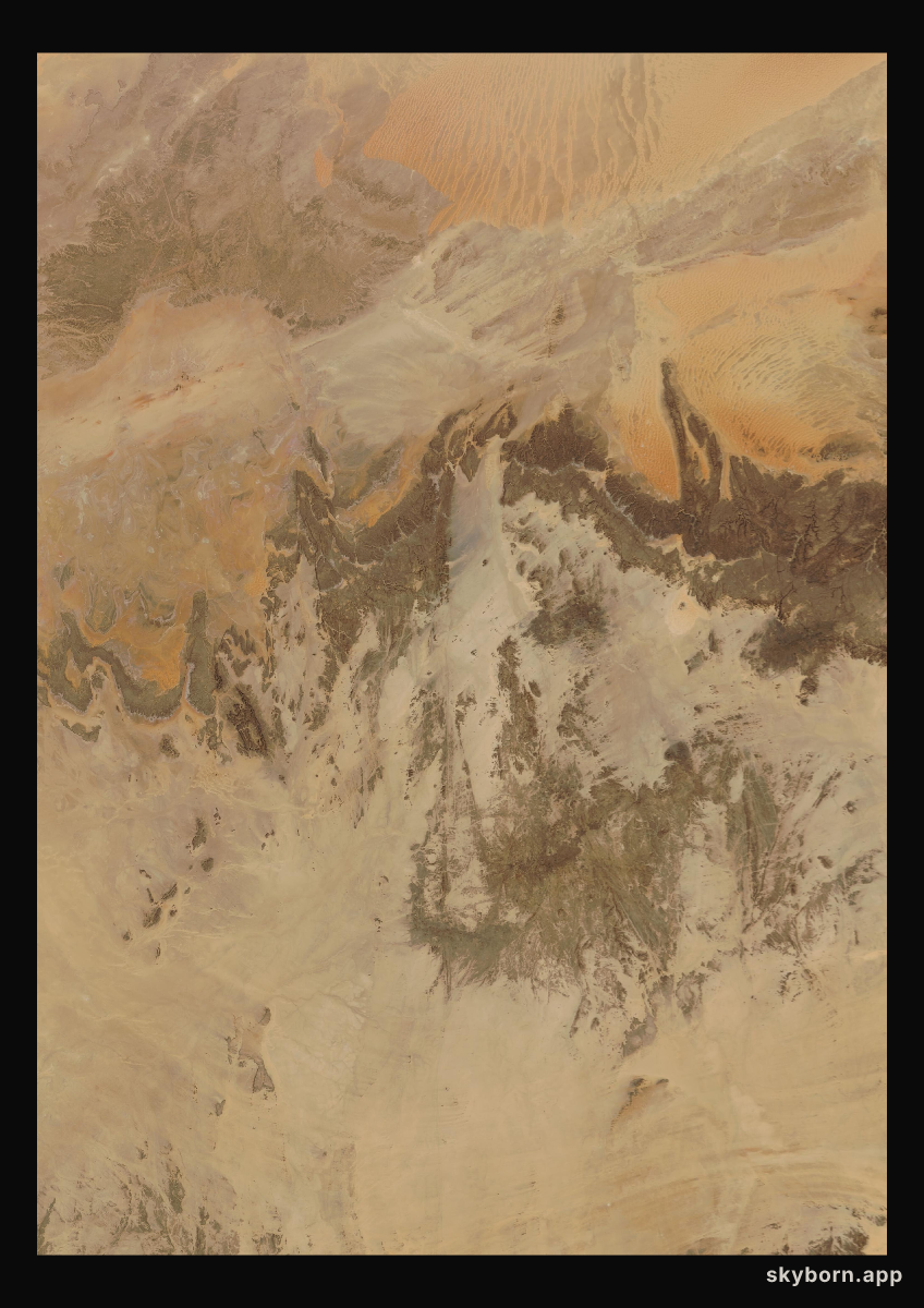 The Earth on 7 March 2004 · Sahara, Algeria