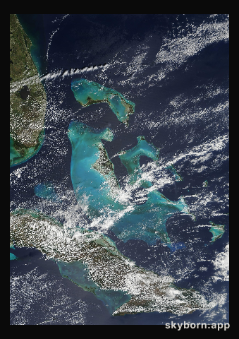 The Earth on 19 March 2004 · Bahamas
