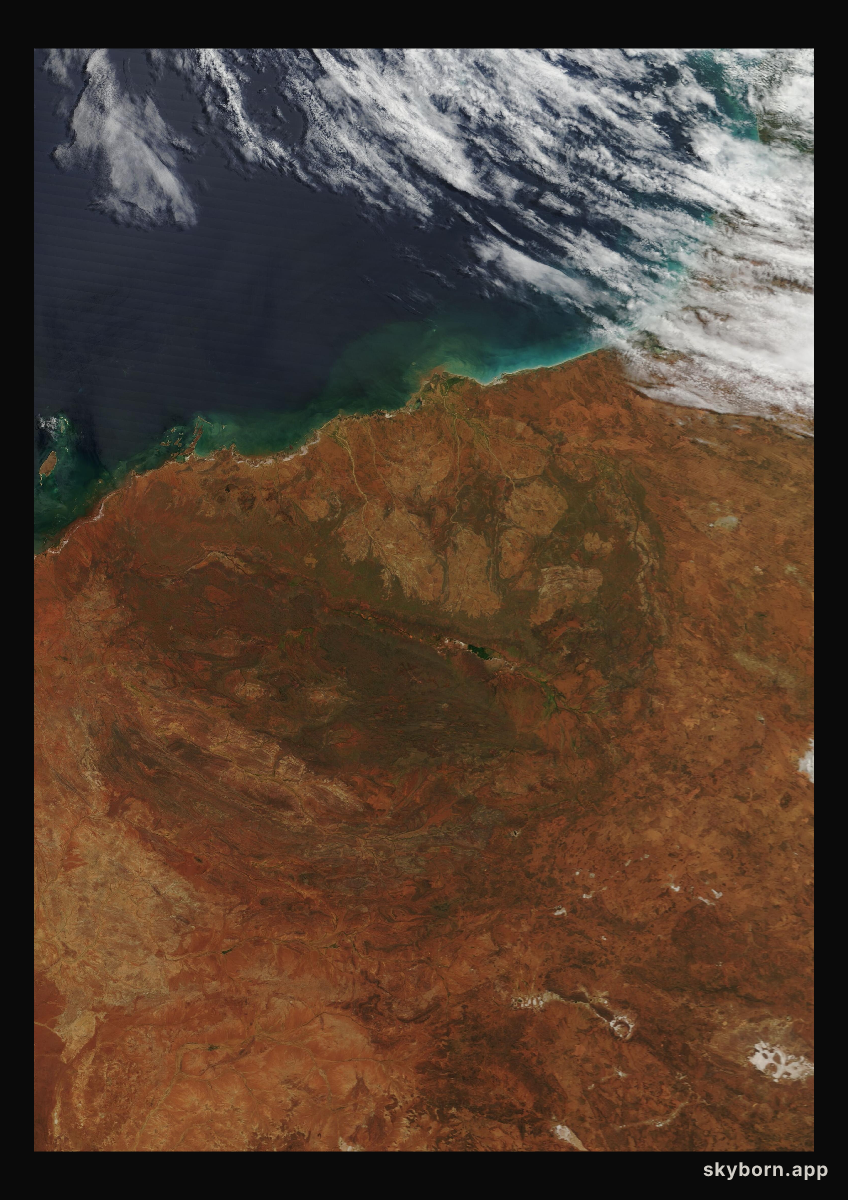 The Earth on 23 March 2004 · Pilbara, Western Australia