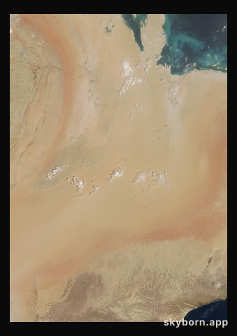 The Earth on 6 April 2004 · Empty Quarter, Arabia