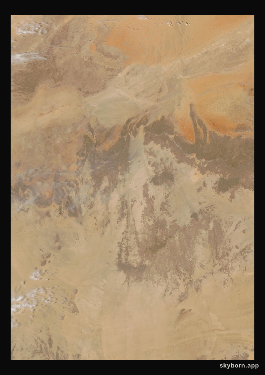 The Earth on 7 April 2004 · Sahara, Algeria