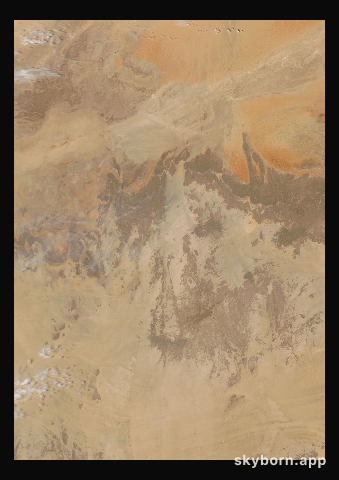The Earth on 7 April 2004 · Sahara, Algeria