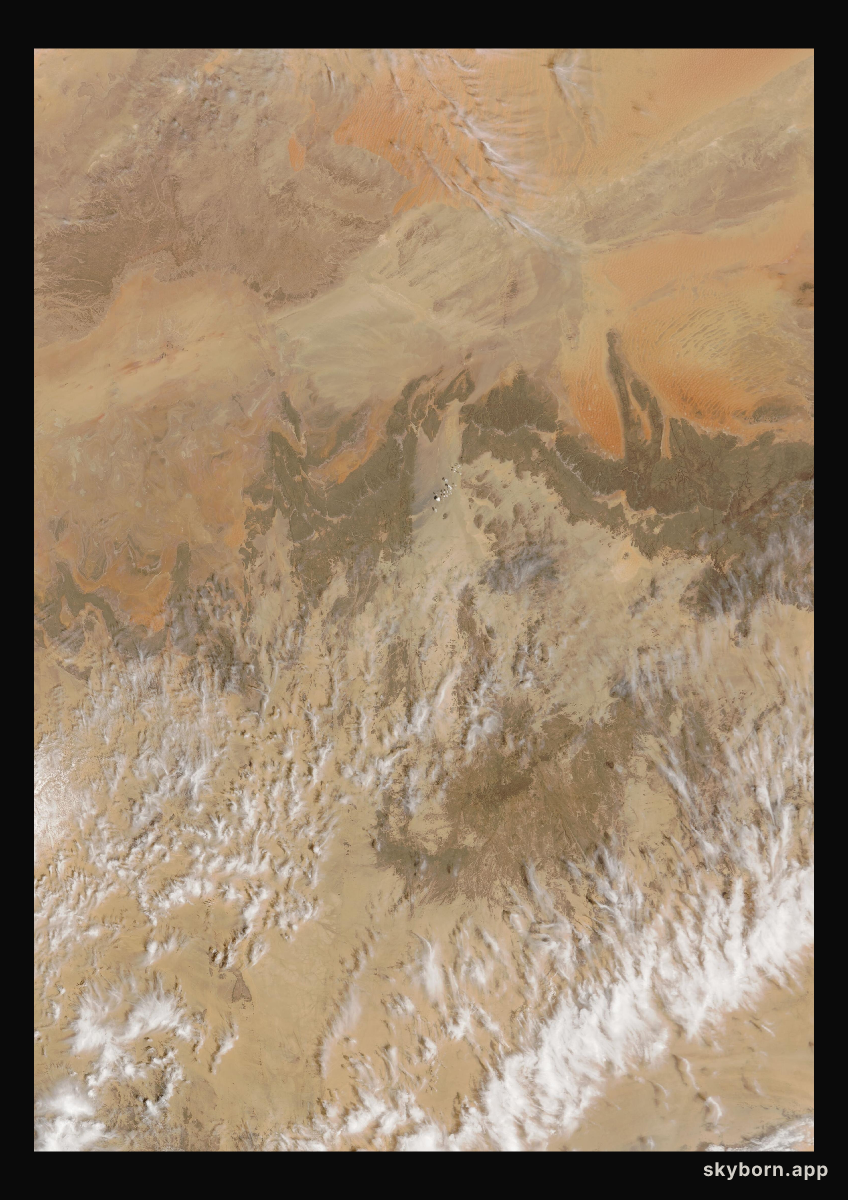 The Earth on 10 April 2004 · Sahara, Algeria