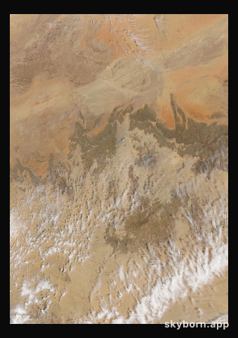 The Earth on 10 April 2004 · Sahara, Algeria
