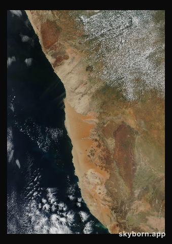 The Earth on 13 April 2004 · Namib Desert